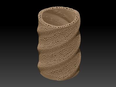 twisted grid basket