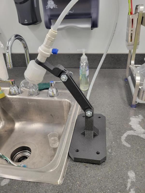 DI water dispenser holder