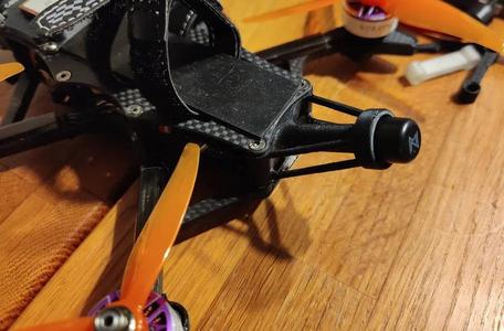 AOS 5 V5 &amp; EVO Antenna Mount for single Antenna Walksnail and Foxeer Lollipop 4