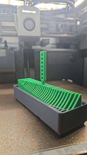 Color swatches/radius gauge grabber