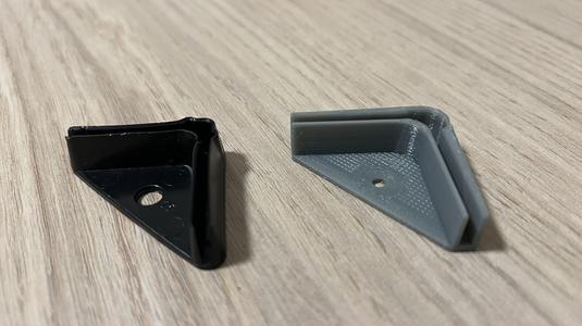 Curved garage shelf pad (work rack)