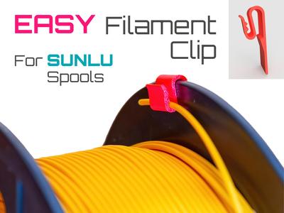 Easy Filament Clip for Sunlu spools