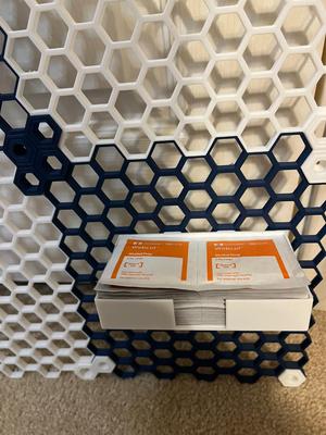 Honeycomb Storage Wall (HSW) - Tray for Alcohol Prep Pads