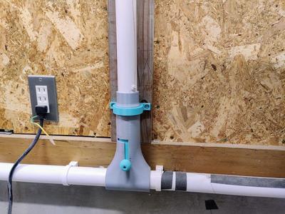 2-way distributor dust collection