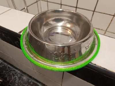 Dog metal food CUP Bumper TPU