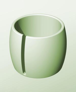 CR128-130-S Modular stacking slotted container for home decor