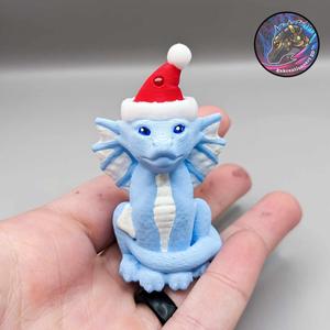 Santa Dragon Ornament + Keychain