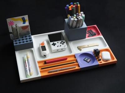 CubeForm - Modular Desk Organization System