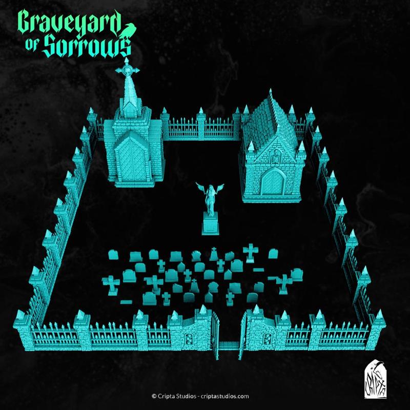 Cemetery - Prop | Graveyard of Sorrows