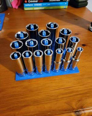 3/8 Socket Holder Deep 8-24mm