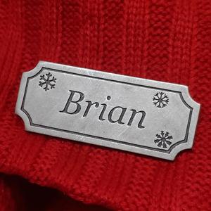 Christmas Stocking Name Tag