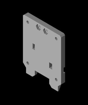 HMG7.2 BLV Printed MGN Cube X Carriage Front Plate.stl