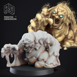 Clay Golem - Construct - PRESUPPORTED - 32mm D&D
