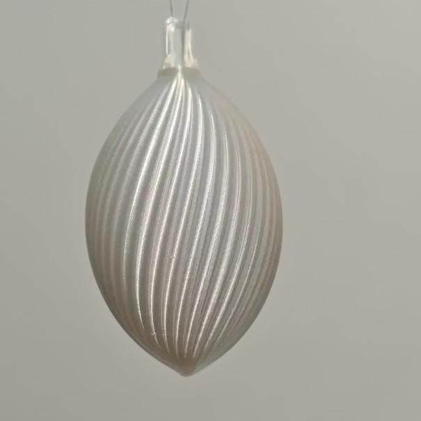 Egg shaped ornament