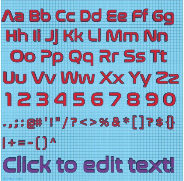 NASA/Space Agency Font Text (Complete)