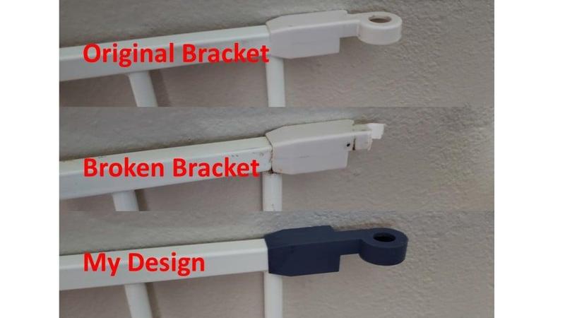 Replacement Bracket for Regalo Baby Gate