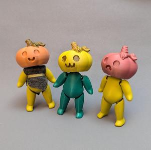 Pumpkin Head Jack Doll