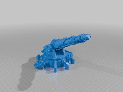 Orbital gun | for 10mm scale games