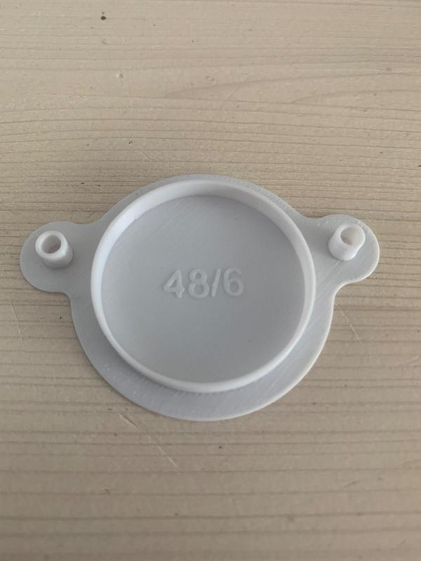 Abdeckung Topfloch 48/6