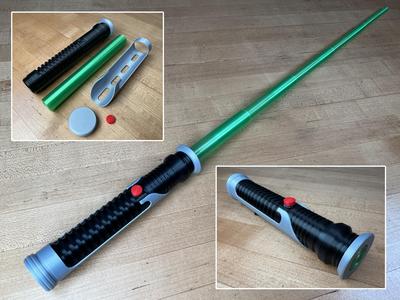Qui-Gon's Multi-Part Collapsing Lightsaber