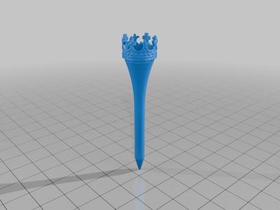 Crown Golf Tee