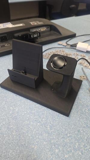 Phone and smartwatch holder