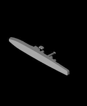 1/700 Scale HMS Bristol Type 82 Destroyer.stl