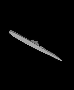 1250 Scale USS Mackerel-class Waterline.stl