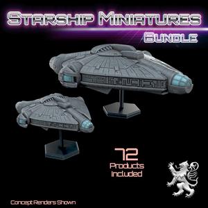 2nd Dynasty Starship Miniatures Bundle