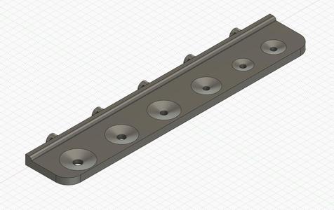 Screw Driver Mount for PegBoard