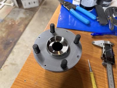 Drill Template to convert Miata Hub to a 4 x 110 bolt Pattern