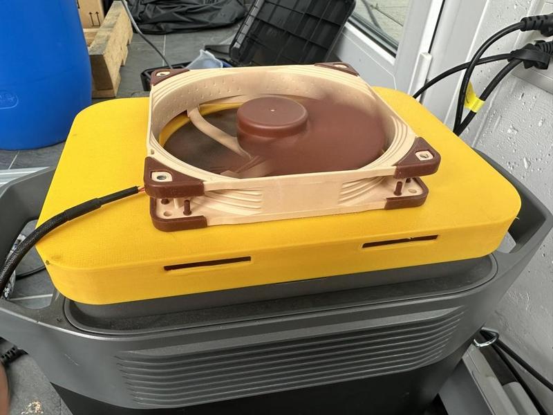 EcoFlow Powerstream Cover Noctua 140mm