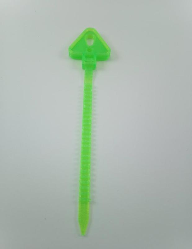 Cable Tie / Zip Tie with Warning Sign