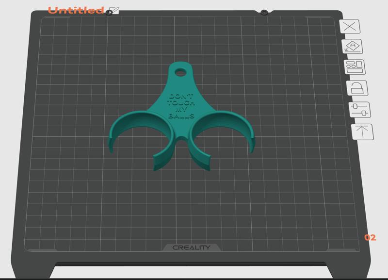 Editable text Golf Ball Holder