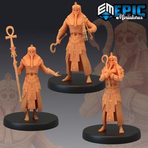 Black Pharaoh Set / Nyarlathotep Avatar / Cosmic Horror God / Lovecraft Entity Collection