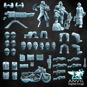 Bikers, Bike, and Conversion Bits - Anvil Digital Forge August 2020