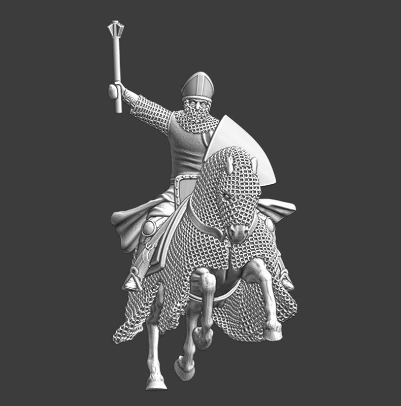 Bishop Herman von Tartu charging - Lake Peipus 1242