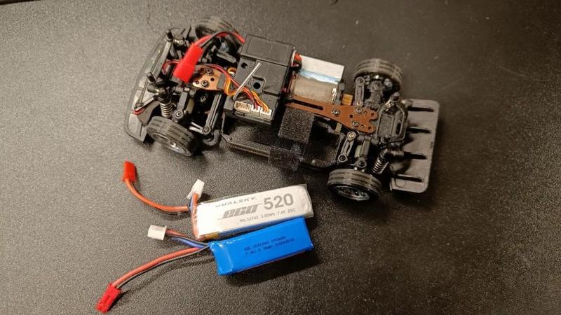 wltoys 284131 k989 battery box for dualsky 520mAh