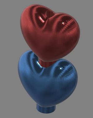 Heart - 20mm for jewelry