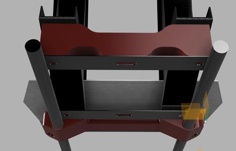 Moza SRP Pedals to Playseat Challenge X Attachment Supports