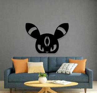 Umbreon Peeking, Pokémon , Eevee Charm, Pokémon Charm, 3D Printed 