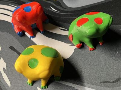 Fred The Frog - Single Extruder Dual Color