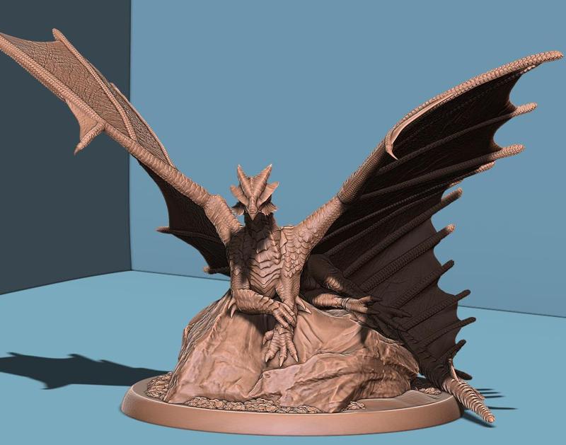 Adult Copper Dragon