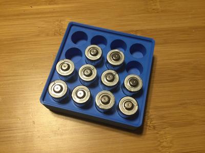 Gridfinity CR2 16 Battery Box (2X2X3)