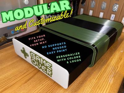 Modular & Customizable Monitor Riser with Drawer