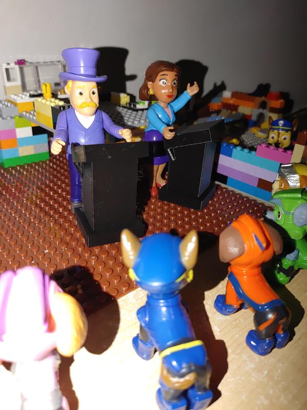 Paw Patrol Mayoral Debate Podium