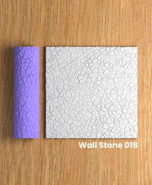 Collection Atomic-Tangerine | Wall Stone 018 | Polymer Clay Seamless Texture Roller