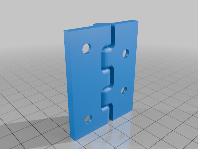 Vertical Print Integrated Hinge