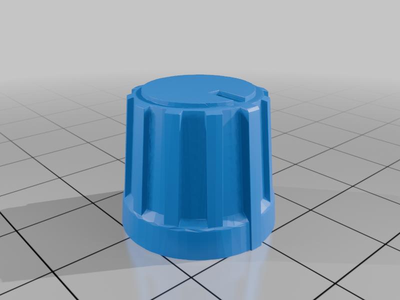 Potentiometer knob, 6mm shaft - reinforced