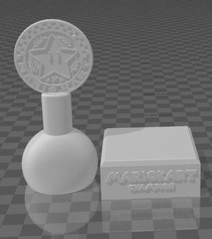 Full size Mario Kart Super Star Trophy MMU Included! 